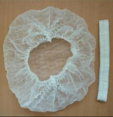 Surgeon Medical Bouffant Cap For Food Non Woven Mob Cap Disposable