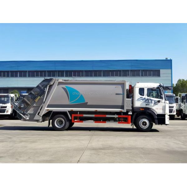 Semi Sealed Bucket Trash Compactor Truck Sewage Container for EURO 5 Emission Standard