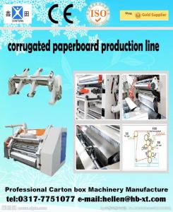 Quality Two Ply Corrugated Carton Packing Machine with Single Facer Production Line , 1600mm wholesale