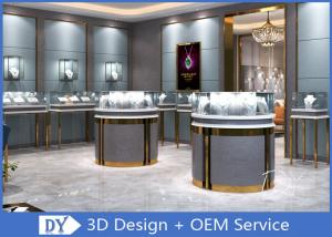 Quality 3D Design Store Jewelry Display Cases In Custom Size Logo / Jewellery Shop Furniture wholesale