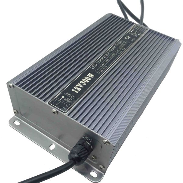 waterproof Indoor and Outdoor 300W 12V Led Driver Led Power Supply High Quality IP67 Waterproof for Decorative Lights