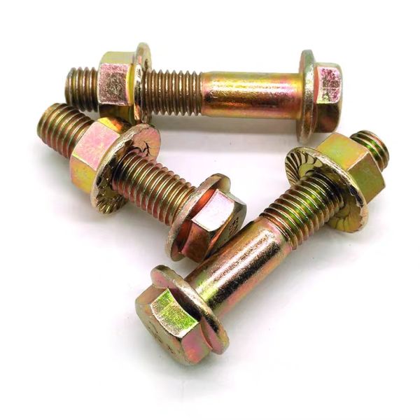 Grade 4.8/8.8/10.9 DIN Standard Hex Head Flange Bolts and Nuts in Black Finish