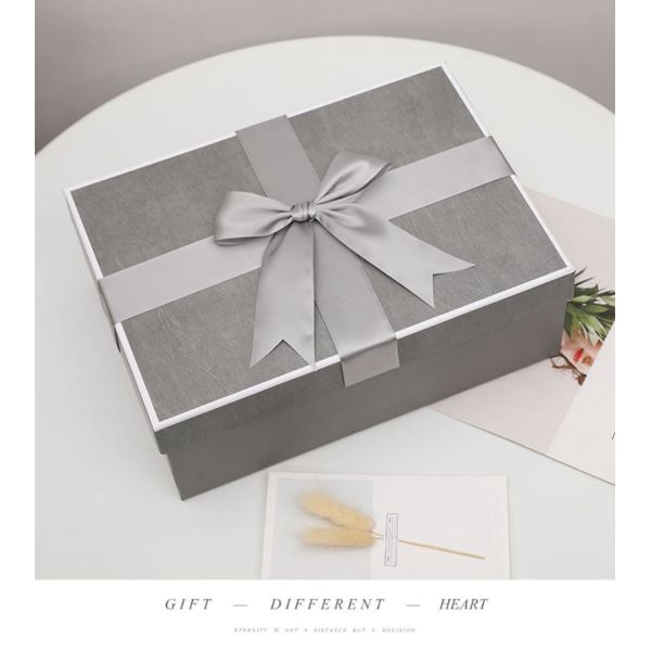 Customized Pantone Color Large Rectangle Gift Box With Lids Scarf Gift Box