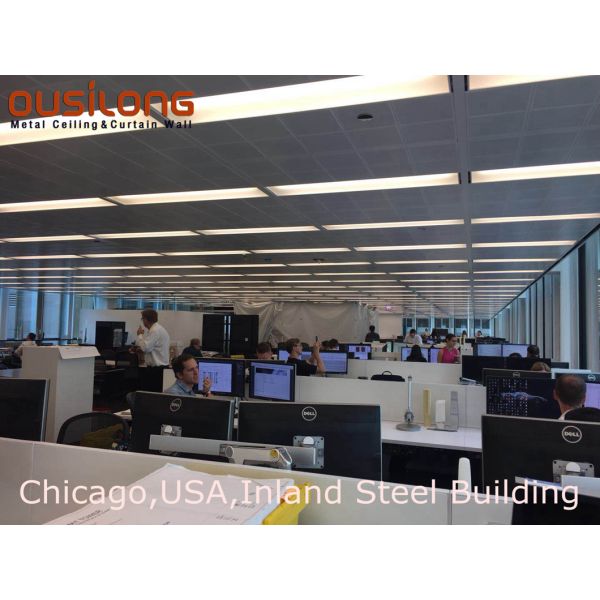 Custom Made Perforation 600*600*600mm Clip In Ceiling