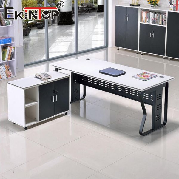 Customized Wood Home Office Table Modern Designer Desk L Shaped Desk