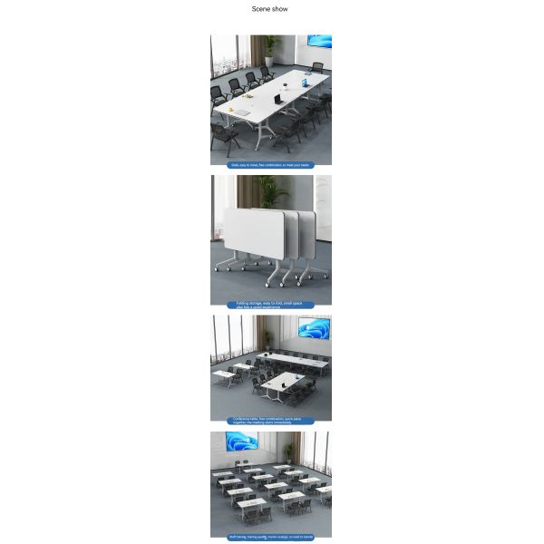 Commercial Furniture Extendable Splicing Conference Table for Mobile Long Office Desk