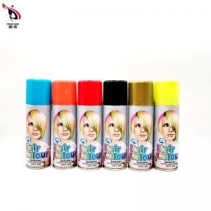 China Disposable Coloured Washable Hair Dye Spray Odorless 80g Net Weight on sale