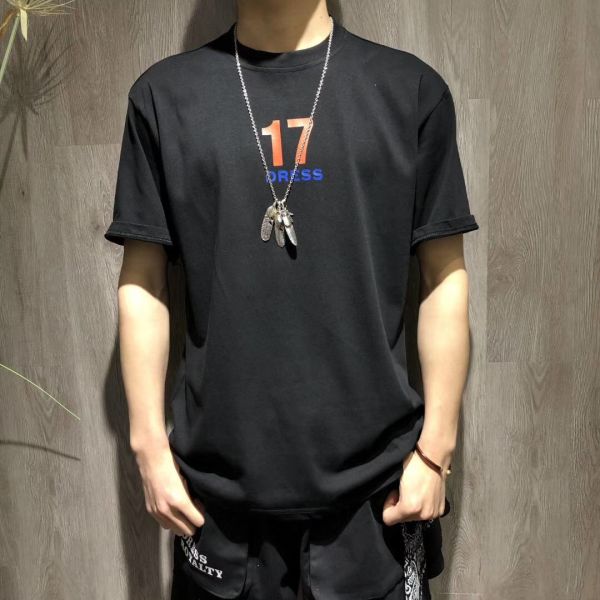 Customised Crew Neck Fashionable Mens T Shirts Streetwear 100% Cotton Cool Design