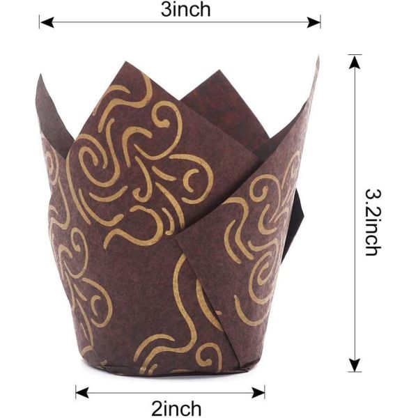 Rk Bakeware China Tulip Paper Cupcake Liners Paper Baking Cups Paper Muffin Liner Paper Cupcake Wrappers