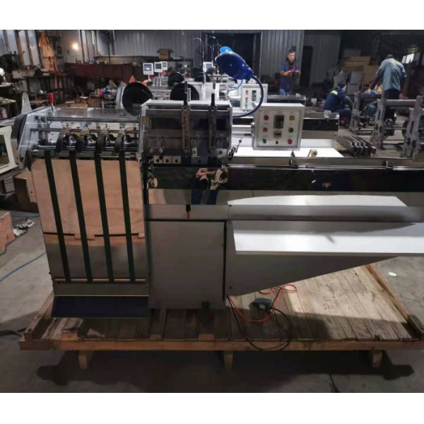 Two Head Saddle Stitch Binding Machine , Nanbo 30-80times/Min Book Folding Machine