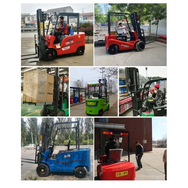 Manufactures 2 Ton Electric Telescopic Forklift Mini Electric Forklift Pallet Stacker