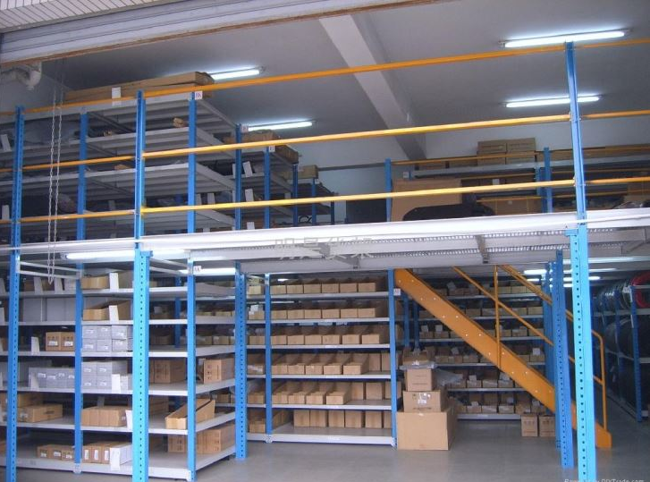 Steel Goods Rack Steel Structure Platform For High Warehouse Light Items