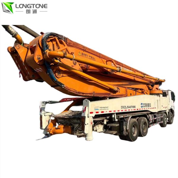 SANY Used Concrete Trailer Pumps 56M Second Hand Concrete Pump Truck