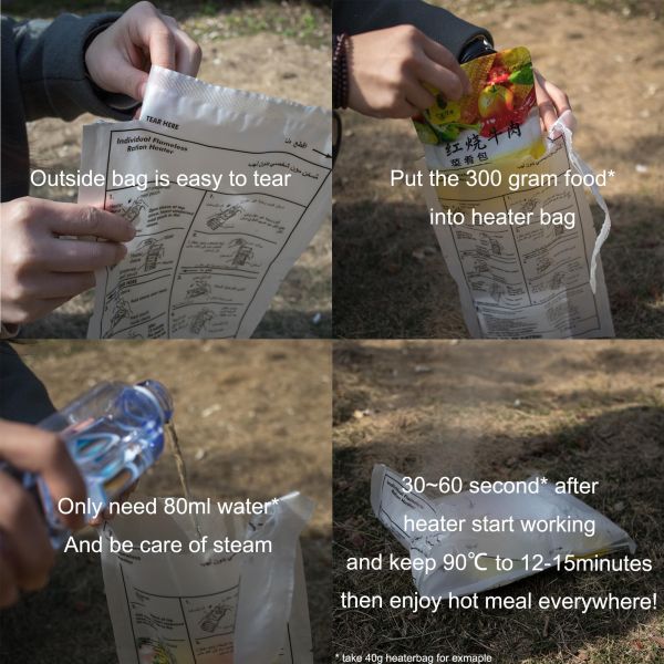 Practical Magical Flameless Ration Heater Convenient Camping Appliance Custom Size