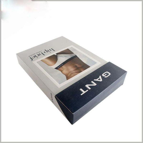 men underwear gift box man waistcoat packaging box men vest paper box
