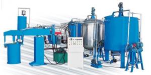 China 43kw Semi-Automatic Sponge Production Line For Foaming Mattress And Furniture on sale