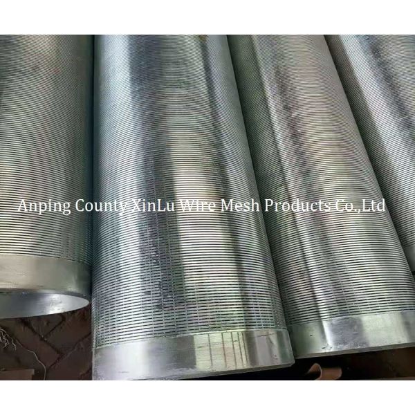 14 Inch Wire Wrapped Screens Q195 Low Carbon Galvanized Water Well Screens
