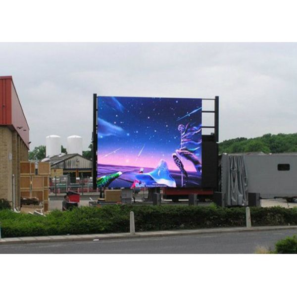 Die-Casting Aluminum Rental Screen RGB Outdoor HD Waterproof LED Video Display , P8 Full Color LED TV Wall Screen