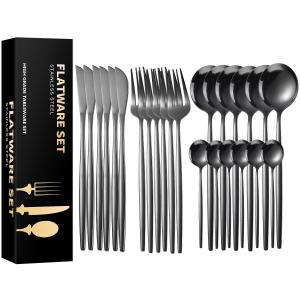 Quality Compact Stainless Steel Cutlery Set Polishing Stainless Steel Gold Cutlery Set wholesale