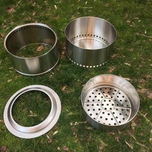 Folding Smokeless Camp Stove 3 To 5 Hours Bonfire Pit Portable