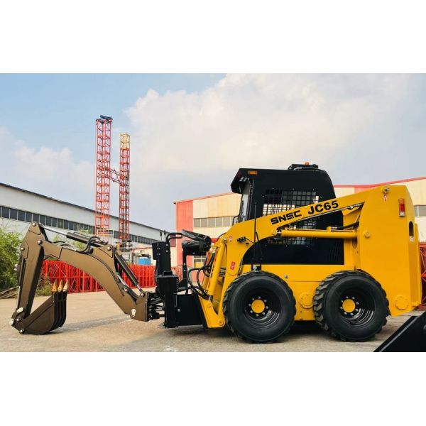 AC Mini Skidsteer Skid Steer Loader 500kg 850kg 1050kg with Optional 4 in One Bucket