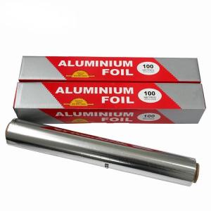 China Food Grade Household Aluminum Foil Roll Food Packaging Aluminium Foil on sale