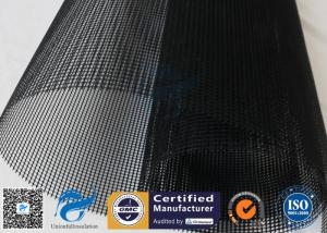 Quality 4X4MM Black PTFE Coated Fiberglass Mesh Fabric Conveyor Belt Heat Sealer wholesale