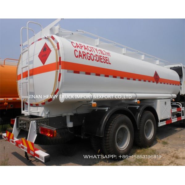Sinotruk Howo 25cbm 25000 Liters Oil Tank Trailer Oil Filling Truck