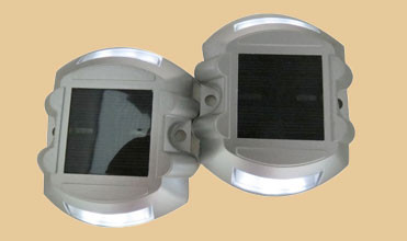 Aluminum led solar road stud with 3 pcs led per side
