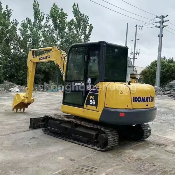 Original Engine And Pump Used Komatsu PC56 Excavator