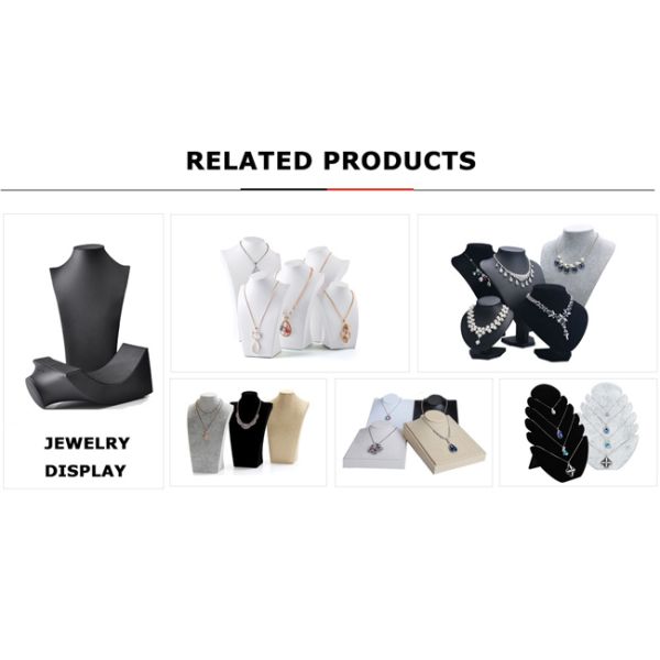 Luxury Leather Jewelry Display Stands Silk Printing Logo Jewelry Holder Set For Bracelet / Bangle