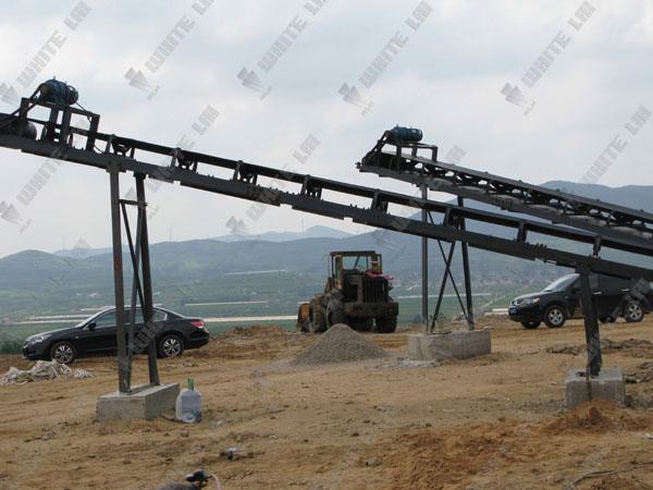 Large Indrustry rubber  Belt Conveyor Systems 660 - 1200 t/h For mining