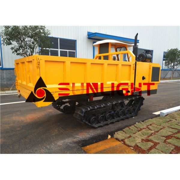 High Efficiency Mini Crawler Dumper Tracked Wheelbarrow For Vagetable Land