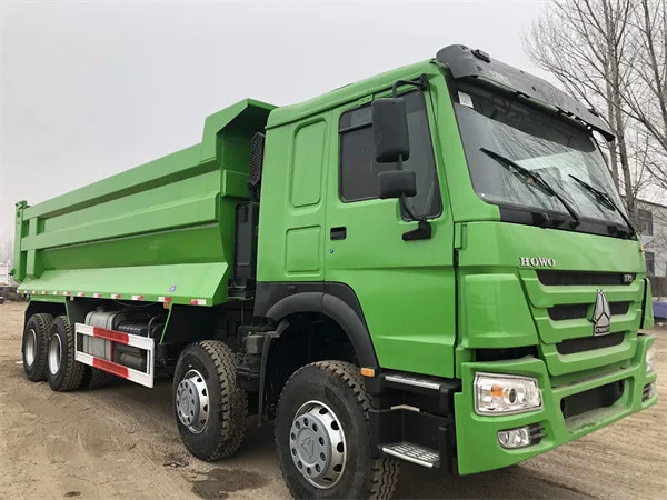 Howo Euro 2 Diesel Dump Truck Trailer Used 8X4 12 Wheel