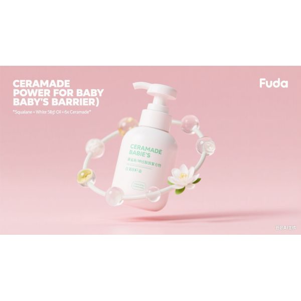 FUDA Baby Bionic Sebum Film Moisturizer, Strong Barrier and Soft Skin
