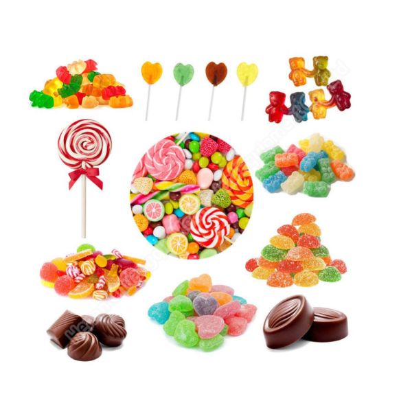 PLC Industrial Food Machines For Gummy Bear Sweets Candy Making 20L