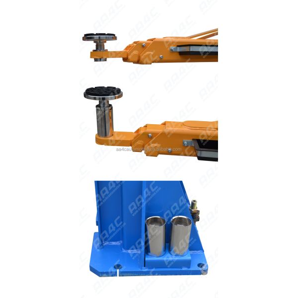 12000lbs 5.5T baseless clearfloor hydraulic single point manual unlock 2 post vehicle lift