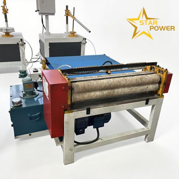 Industrial Precision Oil Spreading & Coating Machine in operation