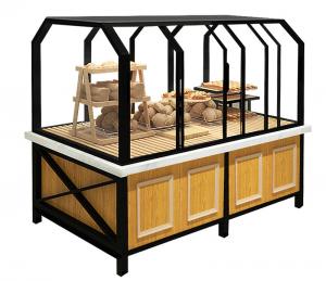 China 3 Years Warranty Food Store Shelving Bakery Display Shelves For Cake on sale