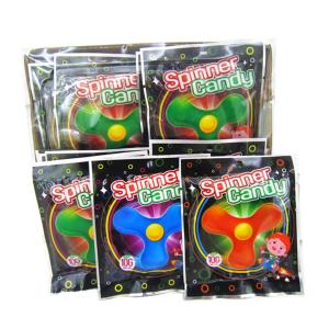 Quality Easter Halloween Sweets Colored Low Cal Lollipop With Finger Spinner Toy wholesale