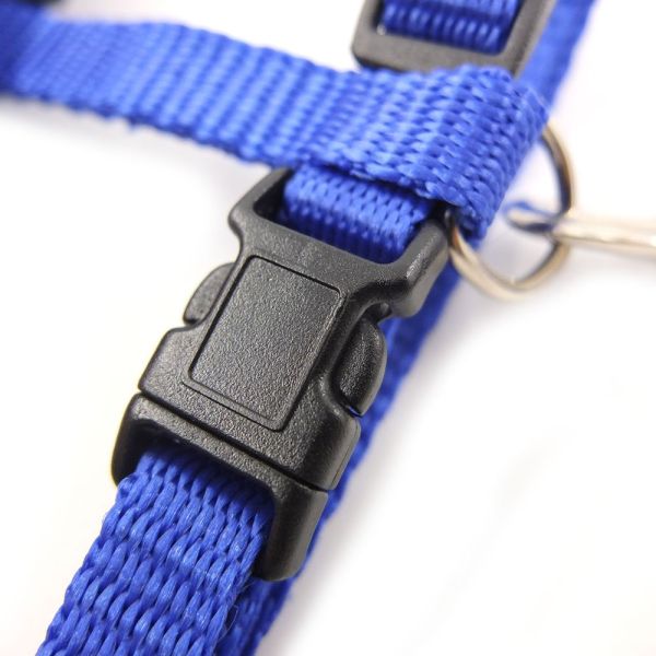 Adjustable Nylon Cat Halter Harness H Style Kitten Harness and Leash Set