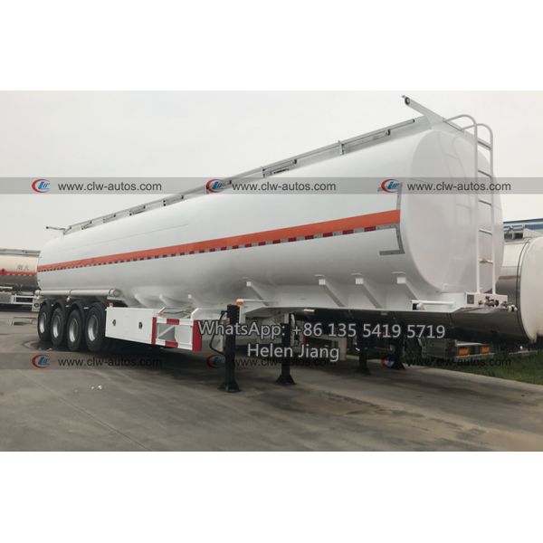 4 Axle Front Axle Liftable 50000L Fuel Tanker Semi Trailer