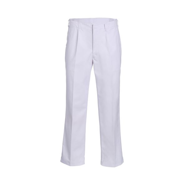 Insert Pocket Unisex Belt Loop White Chef Pants
