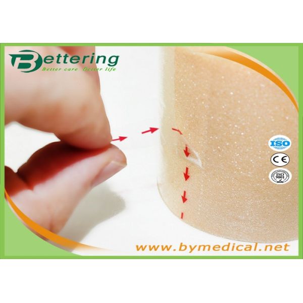 Medical Supplies Bandages Roll / Underwrap Foam Bandage For Muscle Strain Injury 7cmX27m
