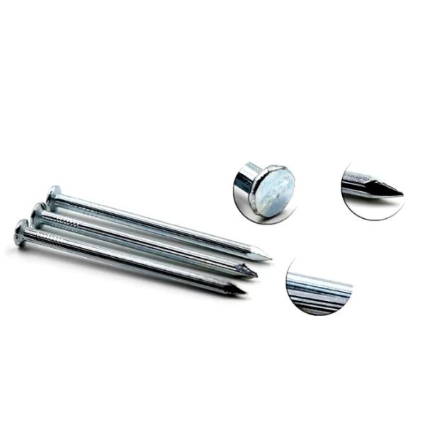 OEM Standard Grooved Shank Concrete Nails For Construction Bulk Packing