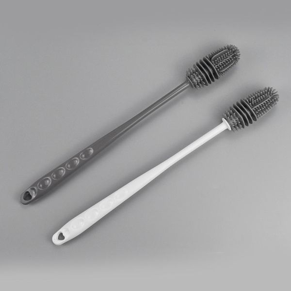 Household Kitchen 32*3*7 Cm Silicone Cup Brush For Bottle