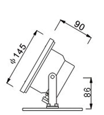 2700K 6 Watt Underwater LED Lights 120 Degree Beam Angle