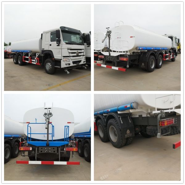 Howo 6x4 10 Wheels 20M3 Second Hand Water Tank Truck