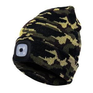 Quality Factory Price LED Lighted Beanie Cap Hip Hop Men Knit Hat Winter Warm Hunting Camping Running Hat Gifts For Woman Man wholesale