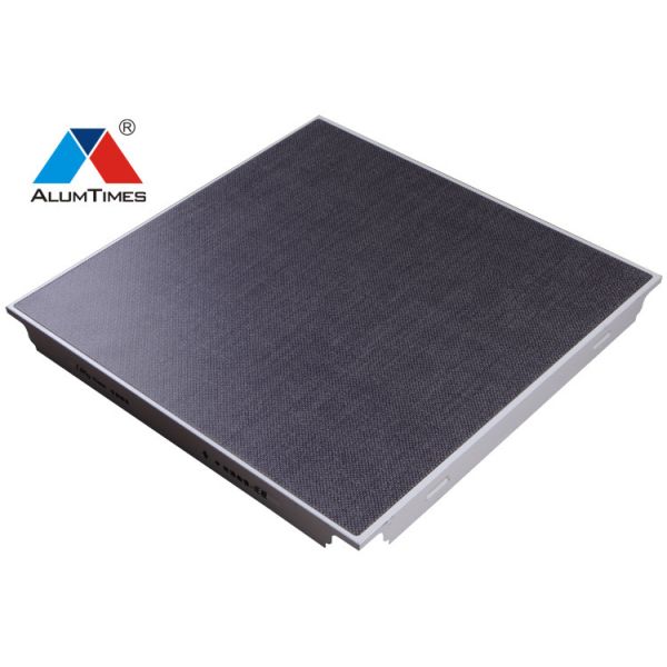 60cm*60cm Decorative Interior Aluminum Ceiling Panel For Hotel Square Edge